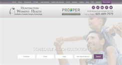Desktop Screenshot of huntingtonwomenshealth.com