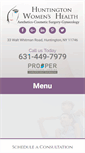 Mobile Screenshot of huntingtonwomenshealth.com